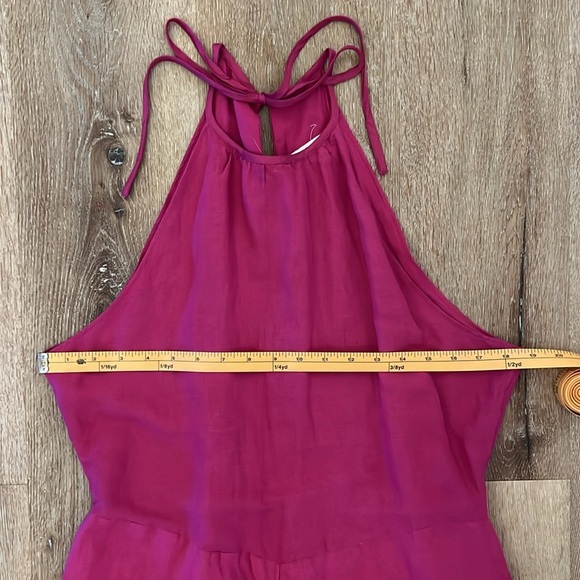 Anthropologie Women’s Jumpsuit Raspberry Size 10 NWT - Picture 8 of 16